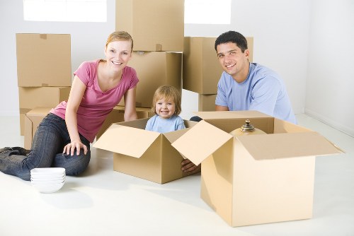 Moving team planning a home relocation in Brompton street surroundings