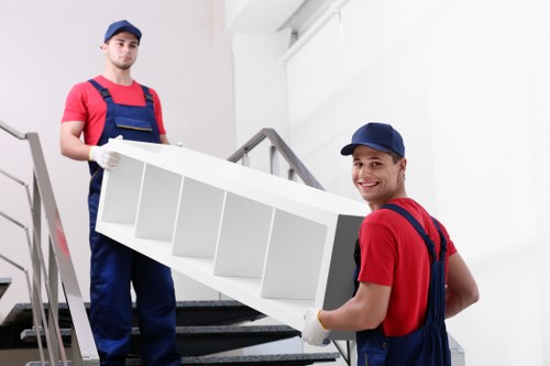 Office and home furniture removals in Brompton with protective packing