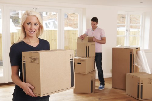 Brompton Removals team loading household items for a move