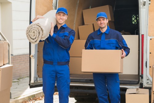 Furniture handling during a Brompton house move