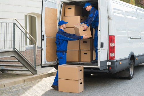 Man with a van vehicle ready for a local move in Brompton