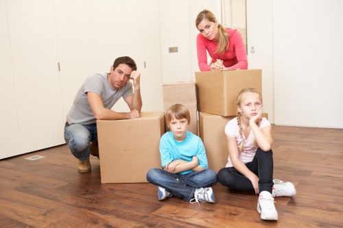 Local house removals preparation for a Brompton property