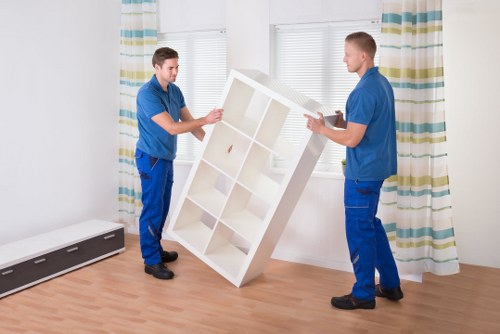 Secure transport of household items during house removals in Brompton