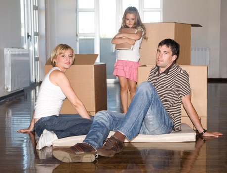 Packing boxes and furniture for removal truck hire in Brompton